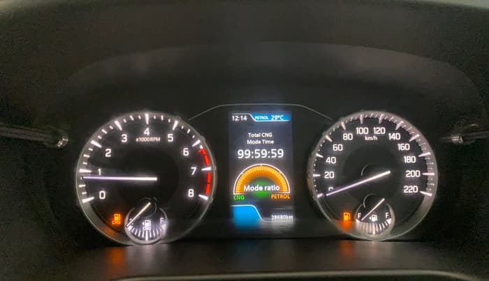 2024 Maruti BREZZA ZXI S-CNG, CNG, Manual, 28,680 km, Odometer Image