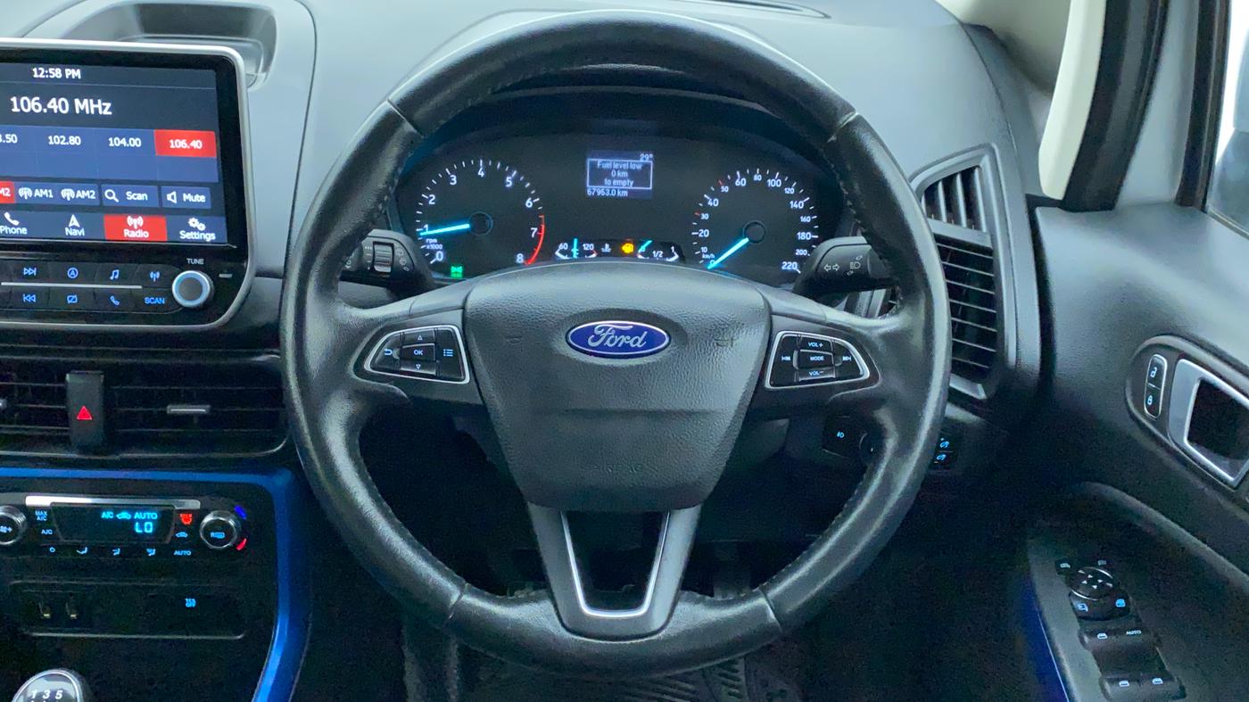 2018 Ford Ecosport TITANIUM 1.5L SIGNATURE EDITION (SUNROOF) PETROL, Petrol, Manual, 67,952 km, Steering Wheel Close Up