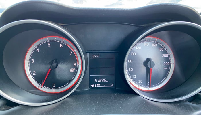 2021 Maruti Swift VXI, Petrol, Manual, 51,813 km, Odometer Image