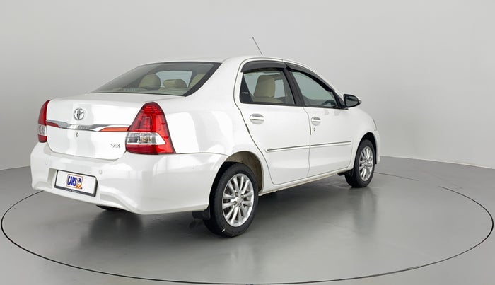 2018 Toyota Etios VX, Petrol, Manual, 16,485 km, Right Back Diagonal