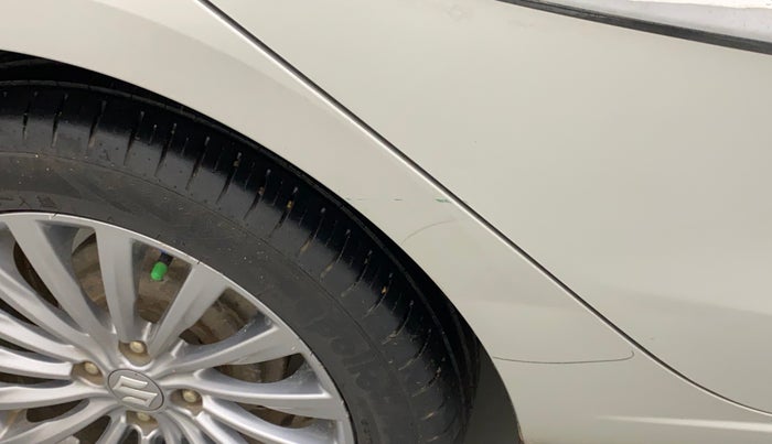 2015 Maruti Ciaz ZXI+, Petrol, Manual, 1,10,844 km, Right quarter panel - Slightly dented