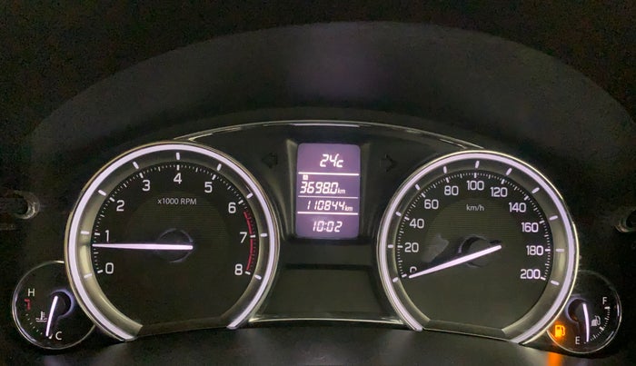 2015 Maruti Ciaz ZXI+, Petrol, Manual, 1,10,844 km, Odometer Image