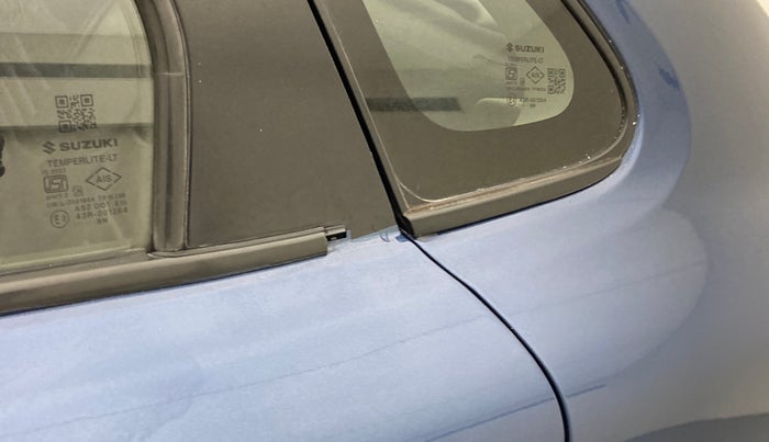 2017 Maruti Baleno DELTA PETROL 1.2, Petrol, Manual, 81,917 km, Rear left door - Weather strip has minor damage
