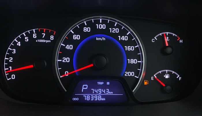 2015 Hyundai Grand i10 ASTA AT 1.2 KAPPA VTVT, Petrol, Automatic, 78,395 km, Odometer Image