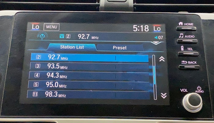 2019 Honda Civic 1.8L I-VTEC VX CVT, Petrol, Automatic, 63,710 km, Infotainment System