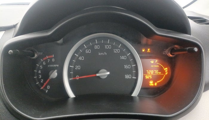 2018 Maruti Celerio VXI (O) CNG, CNG, Manual, 72,833 km, Odometer Image