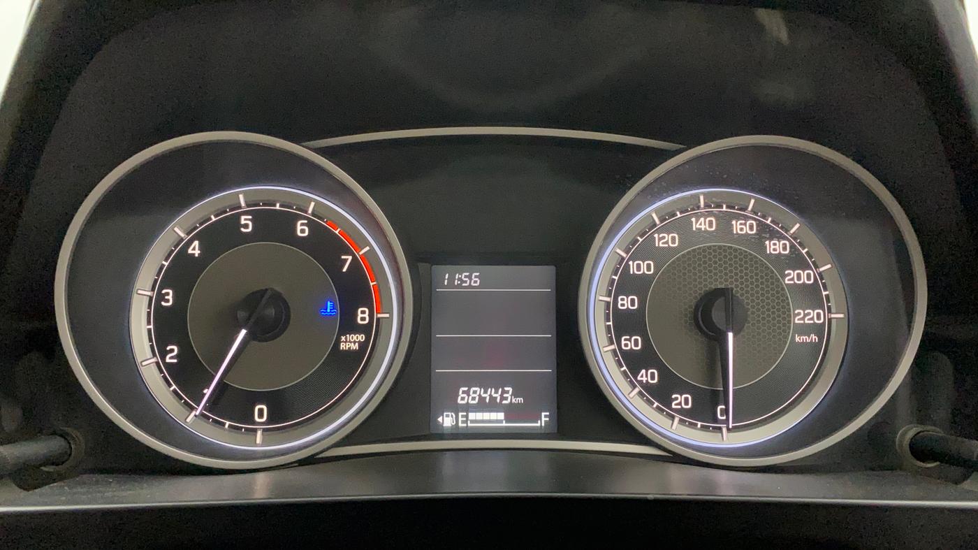 2017 Maruti Dzire VXI, Petrol, Manual, 68,519 km, Odometer Image