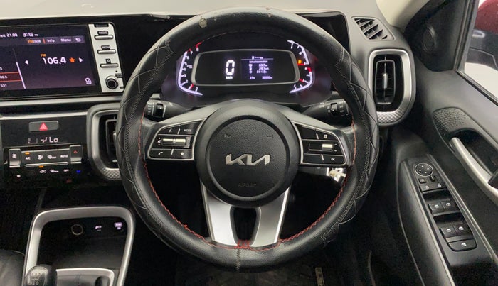2023 KIA SONET HTK PLUS 1.2, Petrol, Manual, 36,373 km, Steering Wheel Close Up