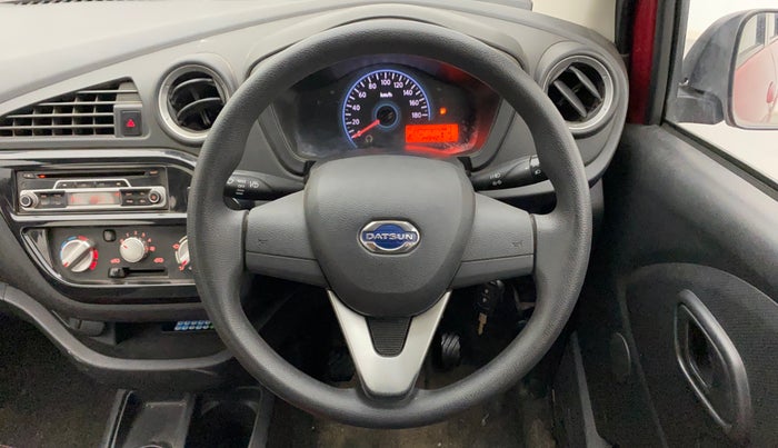 2017 Datsun Redi Go T (O), Petrol, Manual, 14,872 km, Steering Wheel Close Up