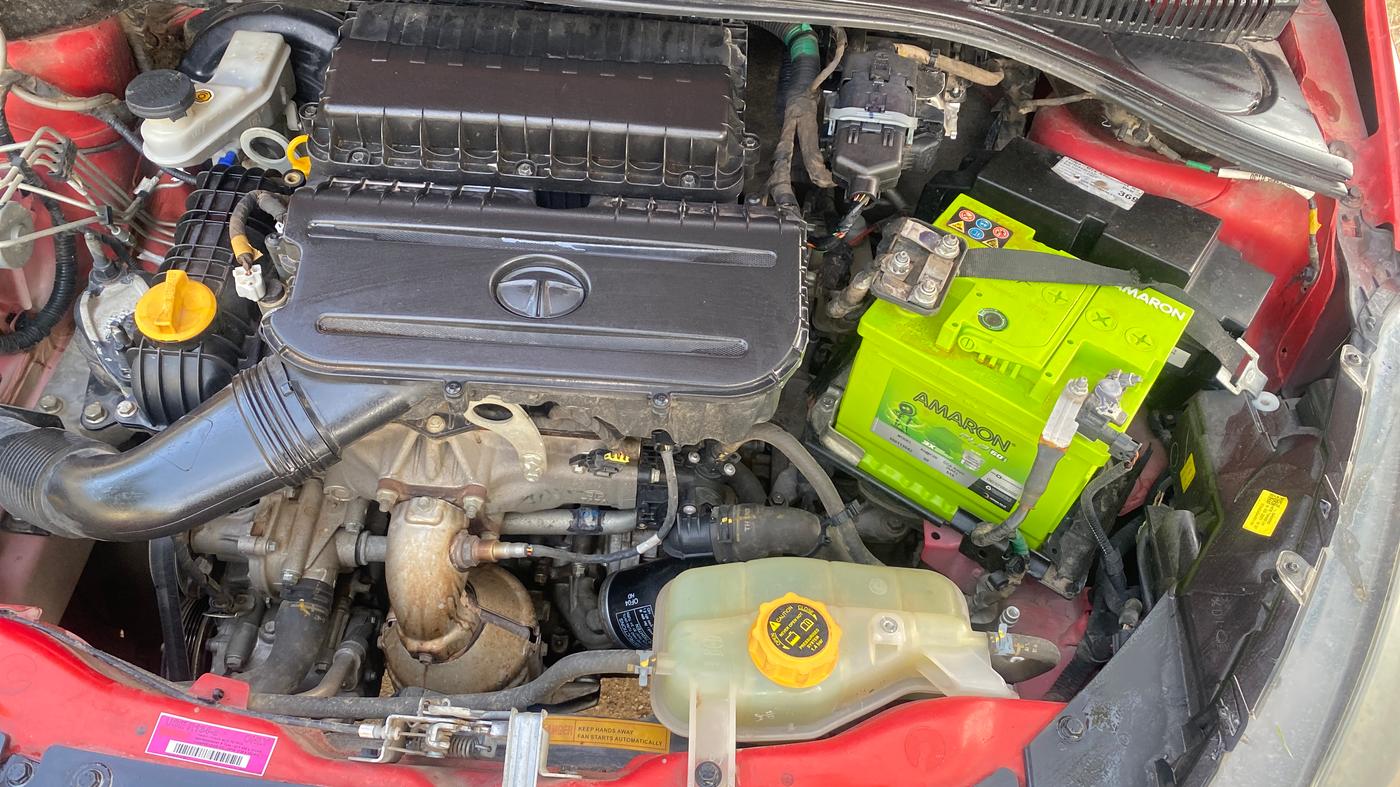 2021 Tata Tiago XZA PLUS DUAL TONE PETROL, Petrol, Automatic, 58,616 km, Engine View - Left