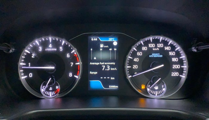 2023 Maruti BREZZA ZXI SMART HYBRID , Petrol, Manual, 5,398 km, Odometer Image