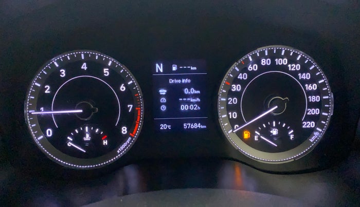 2021 Hyundai VENUE SX 1.0 (O) TURBO IMT, Petrol, Manual, 57,683 km, Odometer Image