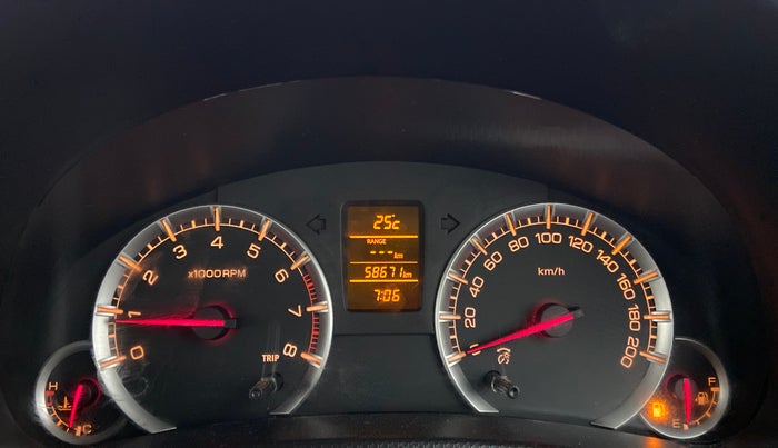 2016 Maruti Swift ZXI, Petrol, Manual, 58,671 km, Odometer Image