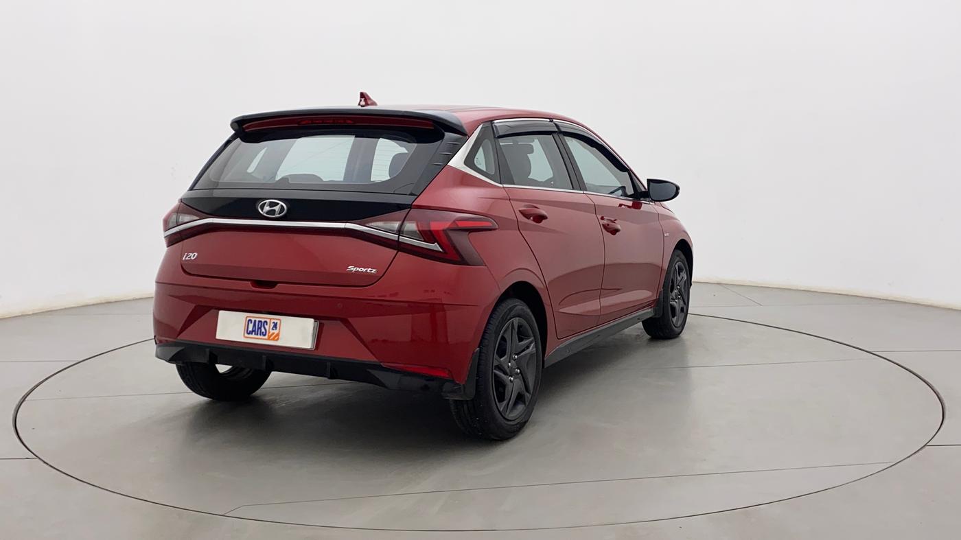 2021 Hyundai NEW I20 SPORTZ 1.0T GDI IMT, Petrol, Manual, 11,468 km, Right Back Diagonal