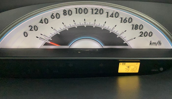 2012 Toyota Etios GD, Diesel, Manual, 79,182 km, Odometer Image