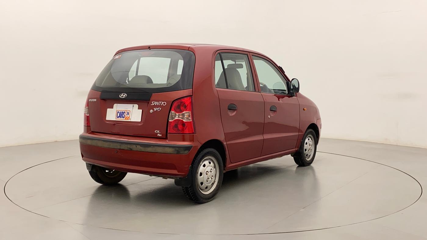 2011 Hyundai Santro Xing GL PLUS, Petrol, Manual, 71,205 km, Right Back Diagonal