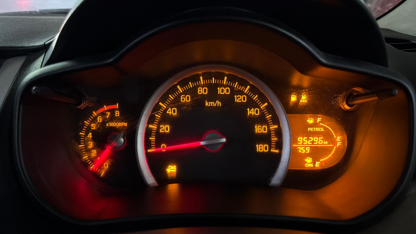 2018 Maruti Celerio VXI CNG, CNG, Manual, 95,288 km, Odometer Image