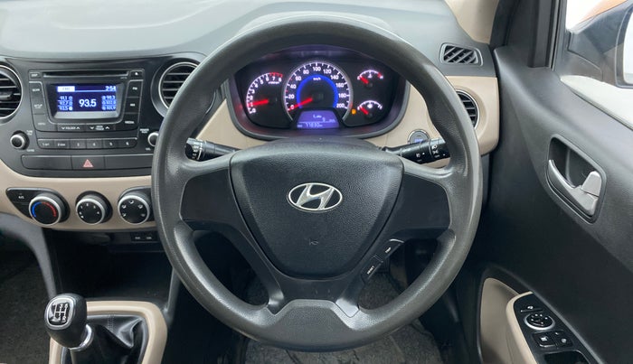 2014 Hyundai Grand i10 SPORTZ 1.2 KAPPA VTVT, Petrol, Manual, 77,969 km, Steering Wheel Close Up