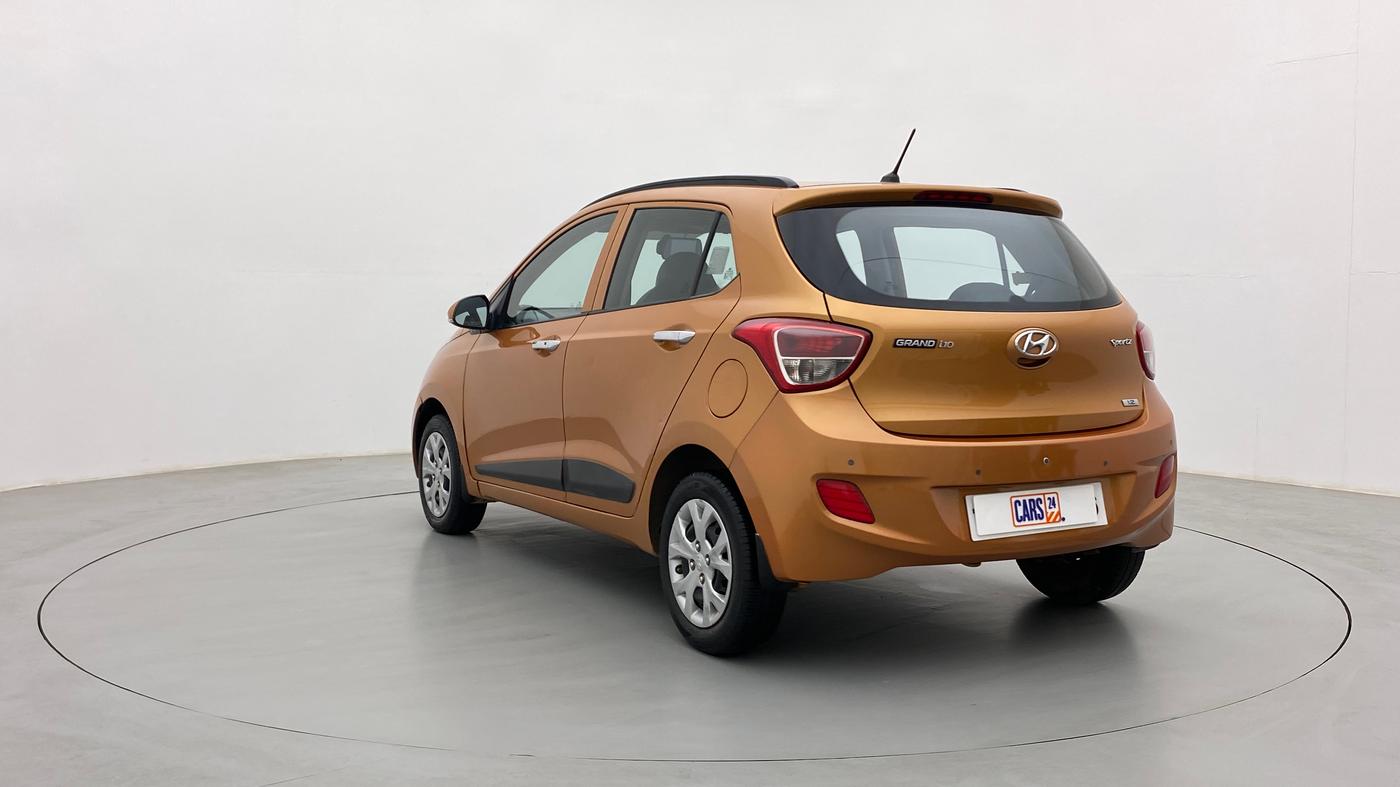 2014 Hyundai Grand i10 SPORTZ 1.2 KAPPA VTVT, Petrol, Manual, 77,969 km, Left Back Diagonal
