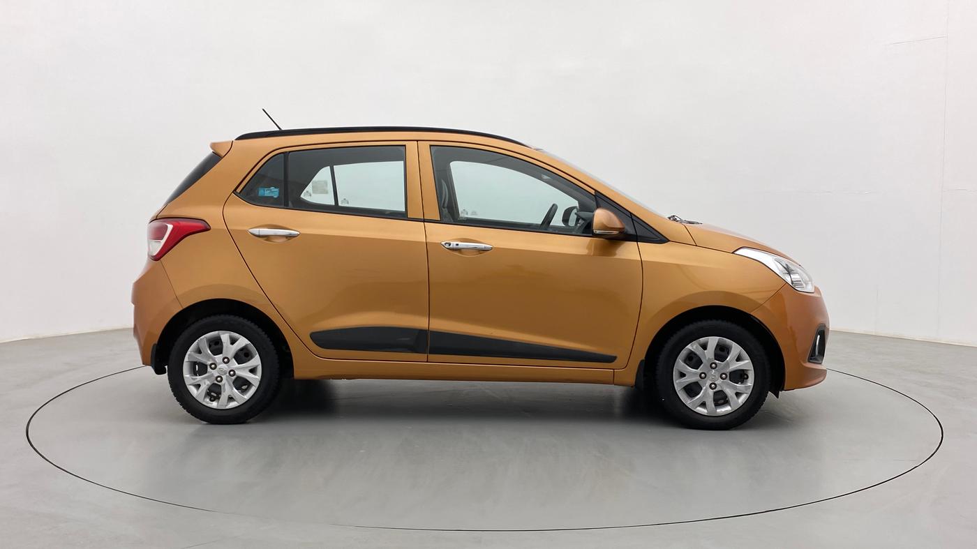 2014 Hyundai Grand i10 SPORTZ 1.2 KAPPA VTVT, Petrol, Manual, 77,969 km, Right Side View