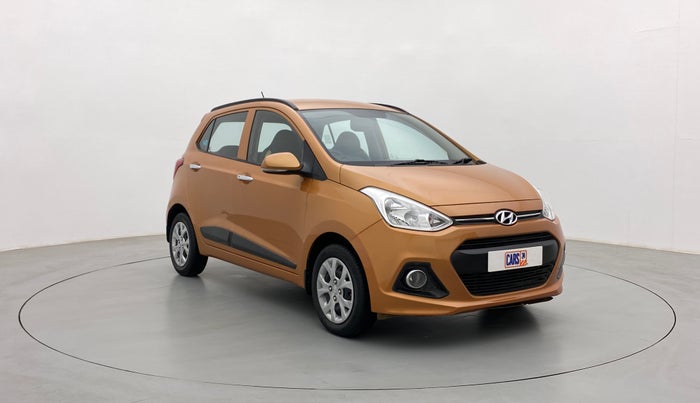 2014 Hyundai Grand i10 SPORTZ 1.2 KAPPA VTVT, Petrol, Manual, 77,969 km, Right Front Diagonal