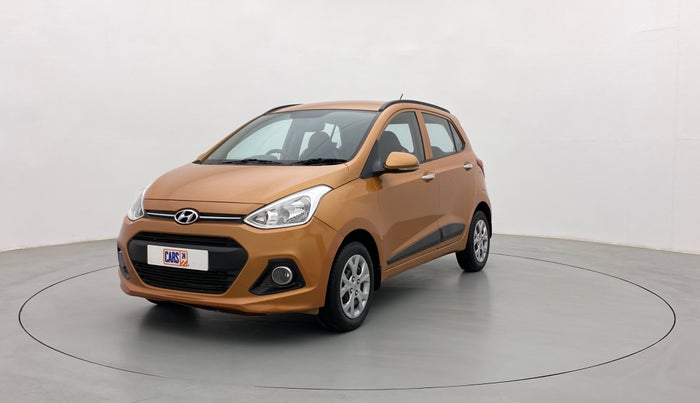 2014 Hyundai Grand i10 SPORTZ 1.2 KAPPA VTVT, Petrol, Manual, 77,969 km, Left Front Diagonal