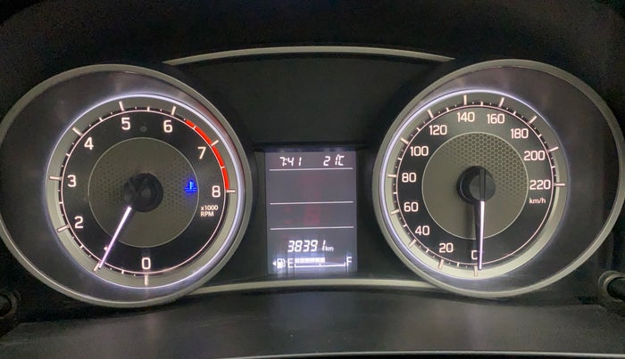 2017 Maruti Dzire ZXI PLUS, Petrol, Manual, 38,391 km, Odometer Image