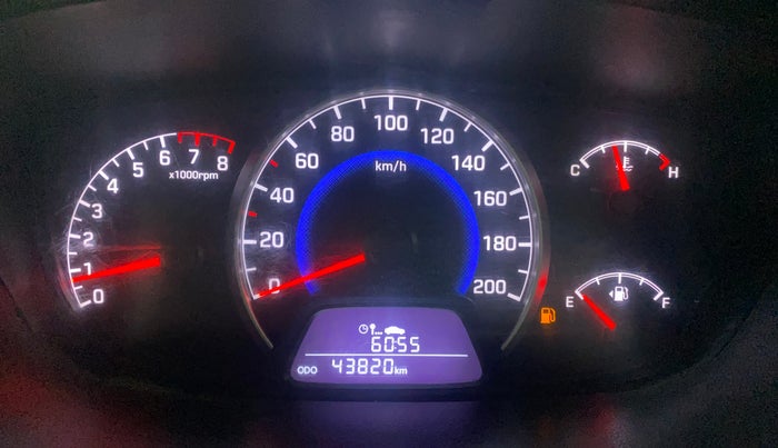 2017 Hyundai Grand i10 SPORTZ 1.2 KAPPA VTVT, Petrol, Manual, 43,813 km, Odometer Image