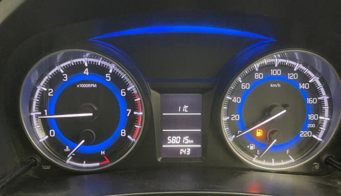 2018 Maruti Baleno DELTA PETROL 1.2, Petrol, Manual, 57,999 km, Odometer Image