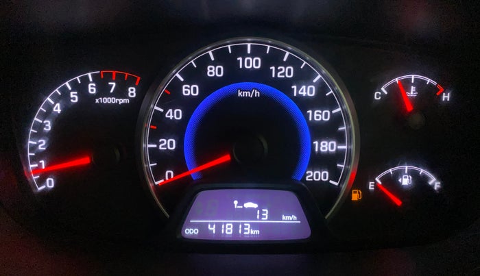 2014 Hyundai Grand i10 SPORTZ 1.2 KAPPA VTVT, Petrol, Manual, 41,802 km, Odometer Image