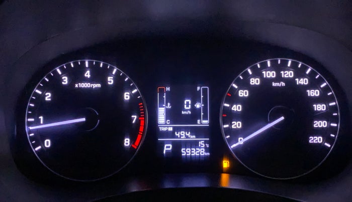 2017 Hyundai Creta SX PLUS AT 1.6 PETROL, Petrol, Automatic, 59,318 km, Odometer Image