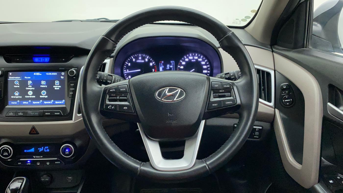 2018 Hyundai Creta SX AT 1.6 PETROL, Petrol, Automatic, 85,031 km, Steering Wheel Close Up