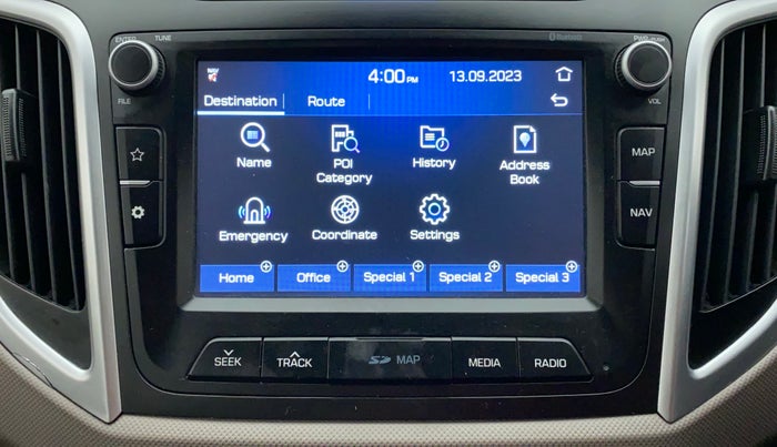 2018 Hyundai Creta SX AT 1.6 PETROL, Petrol, Automatic, 85,031 km, Infotainment System