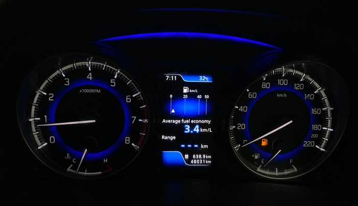 2018 Maruti Baleno ALPHA PETROL 1.2, Petrol, Manual, 48,028 km, Odometer Image