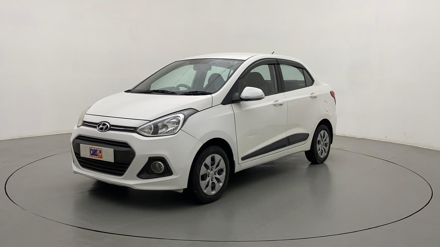 2014 Hyundai Xcent S 1.2, Petrol, Manual, 1,19,586 km, Left Front Diagonal