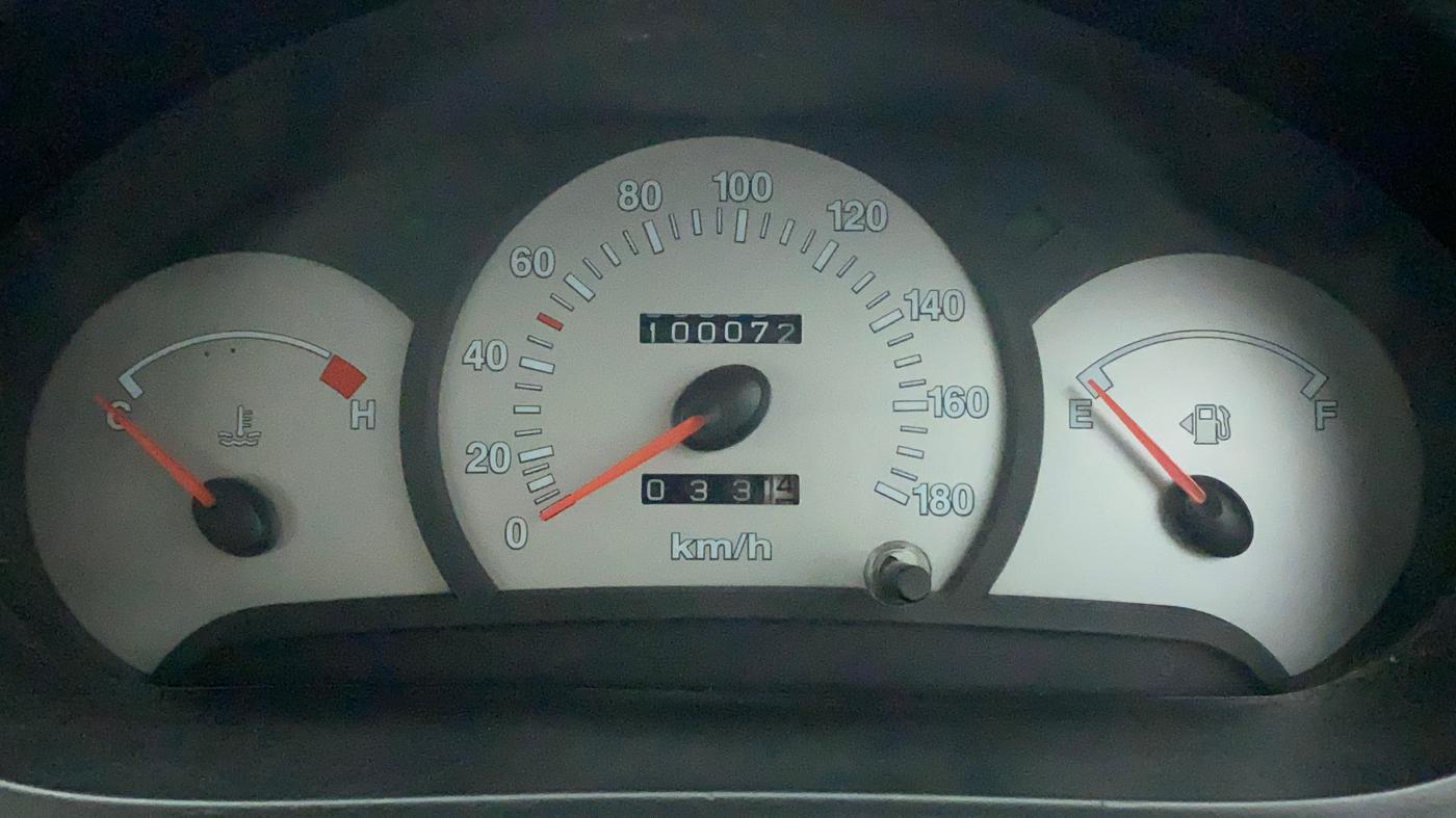 2014 Hyundai Santro Xing GL PLUS, Petrol, Manual, 1,00,142 km, Odometer Image
