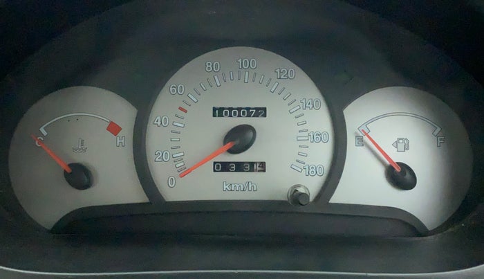 2014 Hyundai Santro Xing GL PLUS, Petrol, Manual, 1,00,142 km, Odometer Image