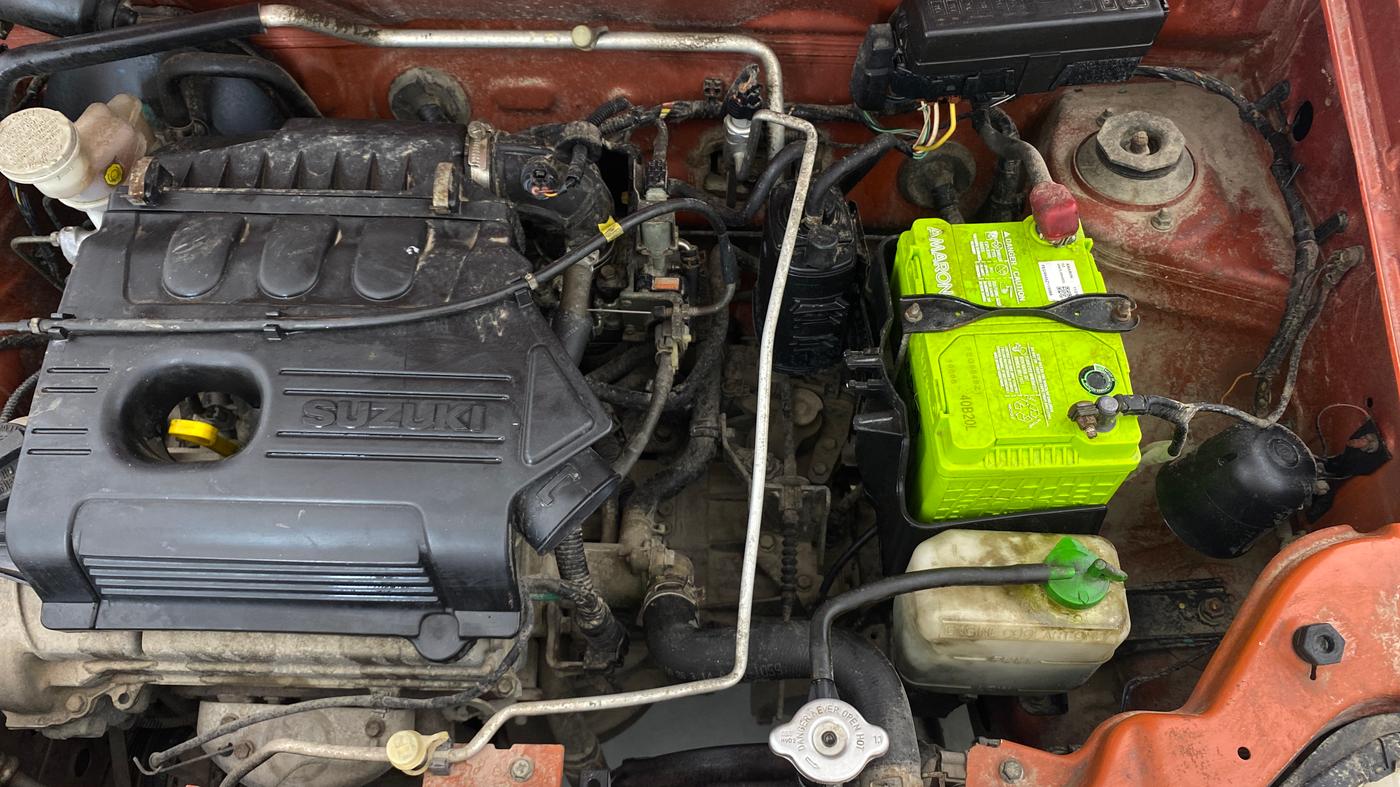 2014 Maruti Alto K10 VXI, Petrol, Manual, 38,973 km, Engine View - Left