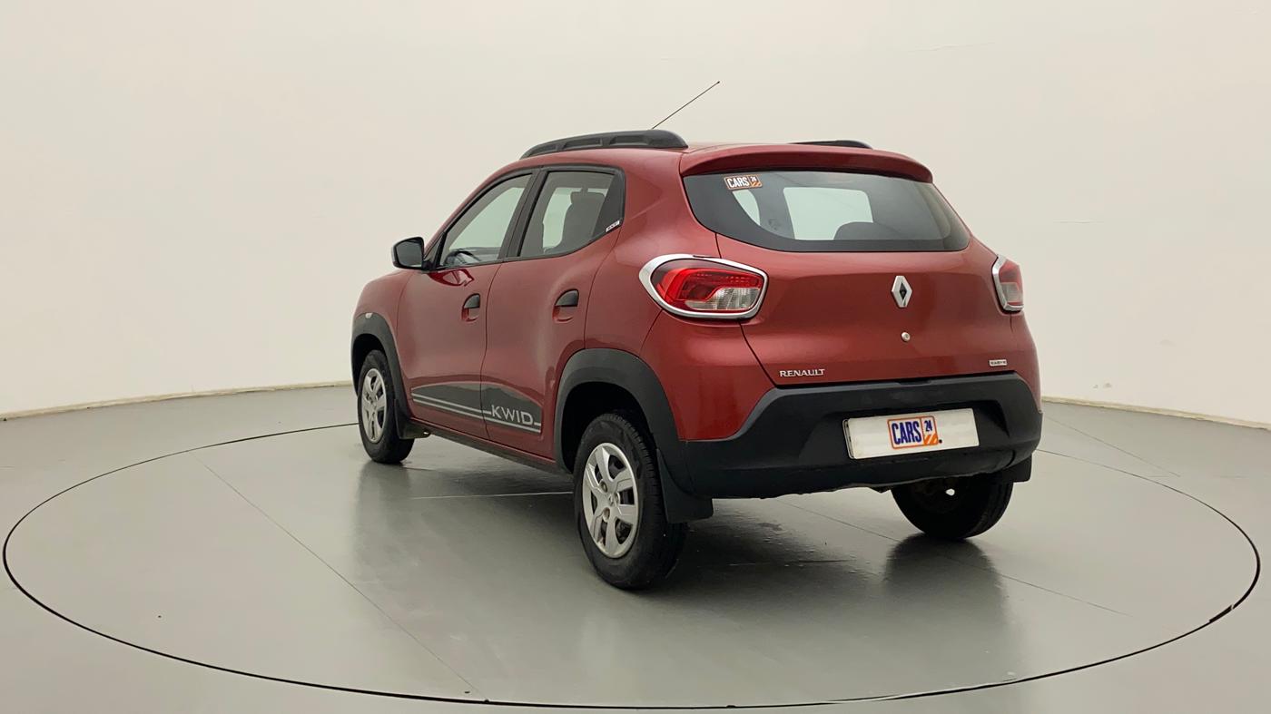 2019 Renault Kwid RXT 1.0 AMT (O), Petrol, Automatic, 20,219 km, Left Back Diagonal