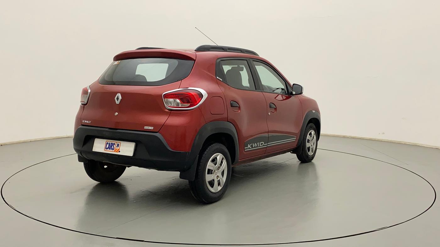 2019 Renault Kwid RXT 1.0 AMT (O), Petrol, Automatic, 20,219 km, Right Back Diagonal