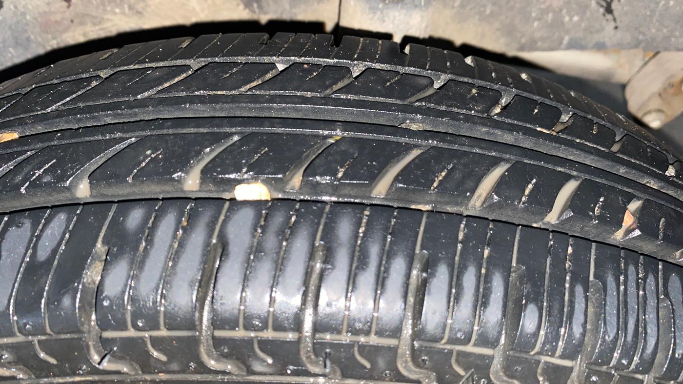 2017 Renault Kwid RXT 0.8, Petrol, Manual, 14,266 km, Left Rear Tyre Tread