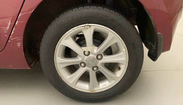 2014 Hyundai Grand i10 ASTA AT 1.2 KAPPA VTVT, Petrol, Automatic, 82,034 km, Left Rear Wheel