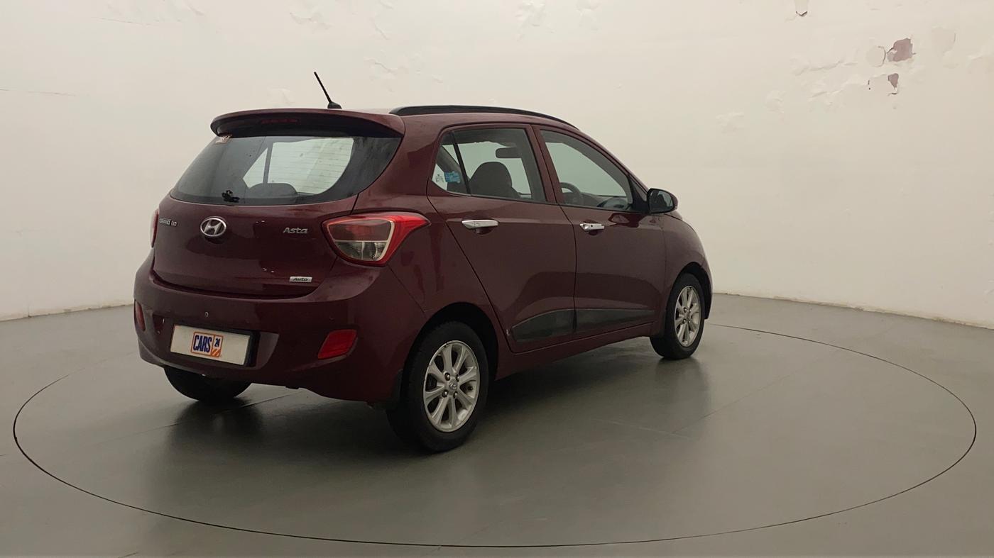 2014 Hyundai Grand i10 ASTA AT 1.2 KAPPA VTVT, Petrol, Automatic, 82,034 km, Right Back Diagonal