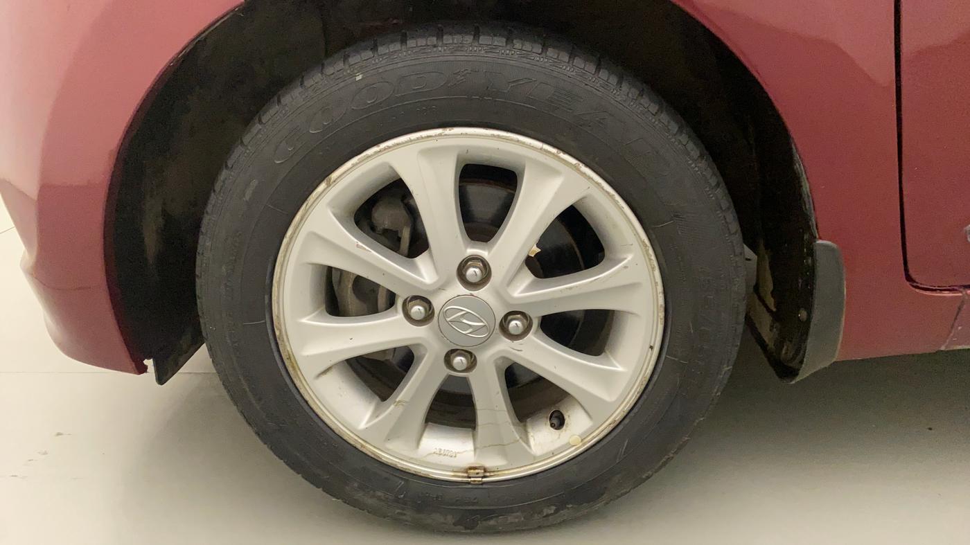 2014 Hyundai Grand i10 ASTA AT 1.2 KAPPA VTVT, Petrol, Automatic, 82,034 km, Left Front Wheel