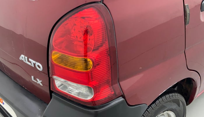 2011 Maruti Alto LXI CNG, CNG, Manual, 55,450 km, Right tail light - Faded