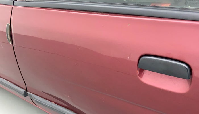 2011 Maruti Alto LXI CNG, CNG, Manual, 55,450 km, Rear left door - Slightly dented
