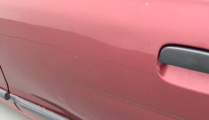 2011 Maruti Alto LXI CNG, CNG, Manual, 55,450 km, Rear left door - Minor scratches