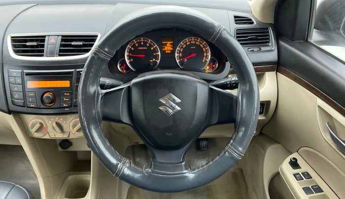 2013 Maruti Swift Dzire VXI, Petrol, Manual, 38,523 km, Steering Wheel Close Up