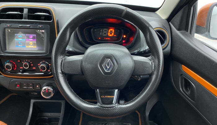2019 Renault Kwid CLIMBER 1.0 AMT, Petrol, Automatic, 71,238 km, Steering Wheel Close Up