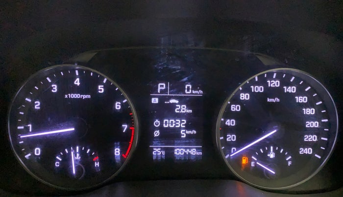 2017 Hyundai New Elantra 2.0 SX AT PETROL, Petrol, Automatic, 1,00,502 km, Odometer Image